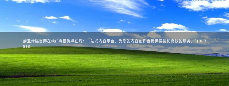 麻豆 入口导航：麻豆传媒官网在线(\